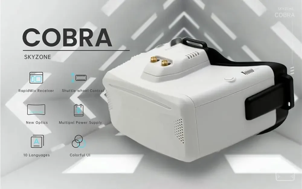 SKYZONE Cobra X V4 FPV Goggles - Skyzone Cobra X V2 Fpv Goggles recension och pris