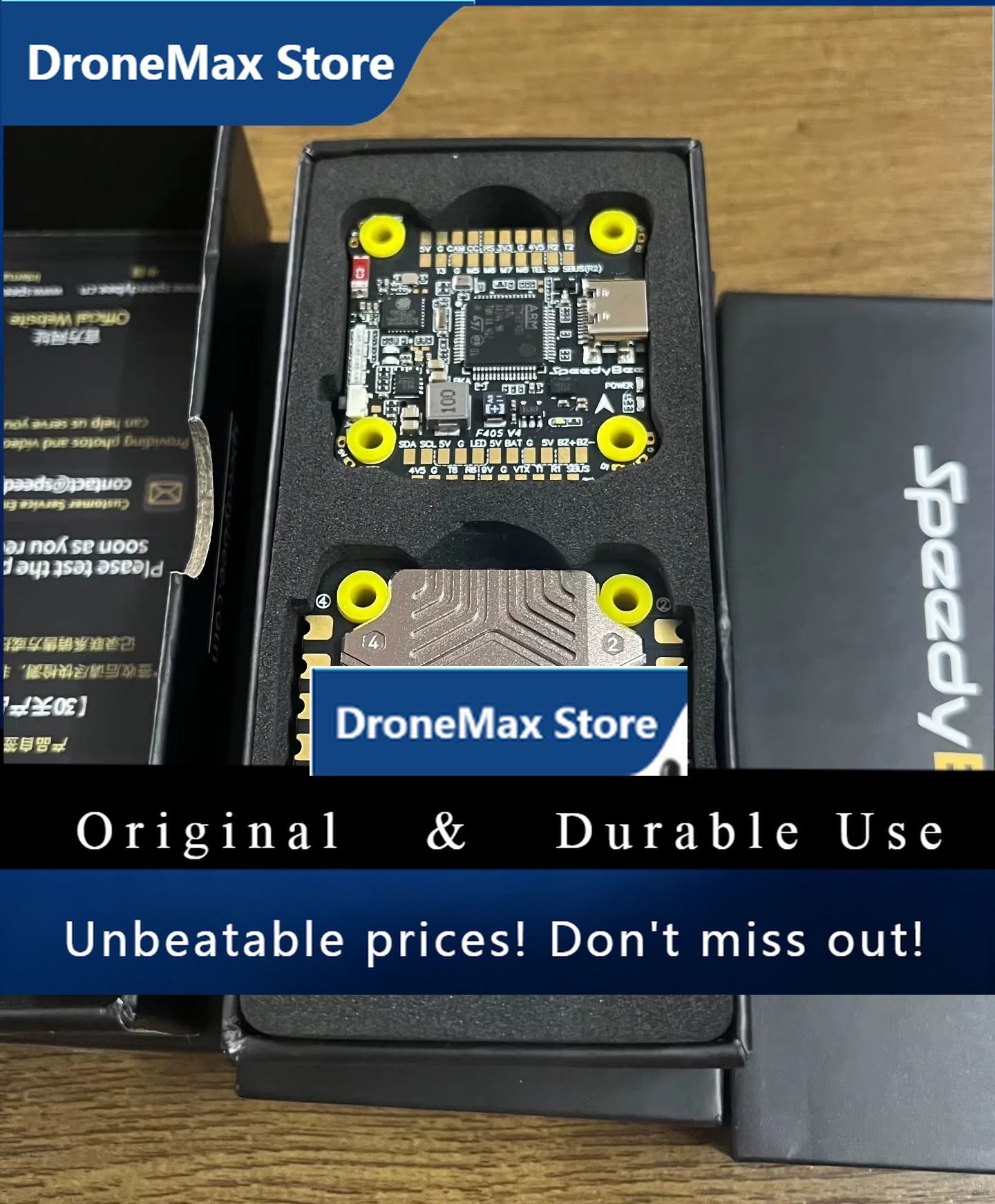 DroMa1pcs/lot NEW Speedybee F4 - Speedybee F405 V4 Bls 55A Stack recension och pris