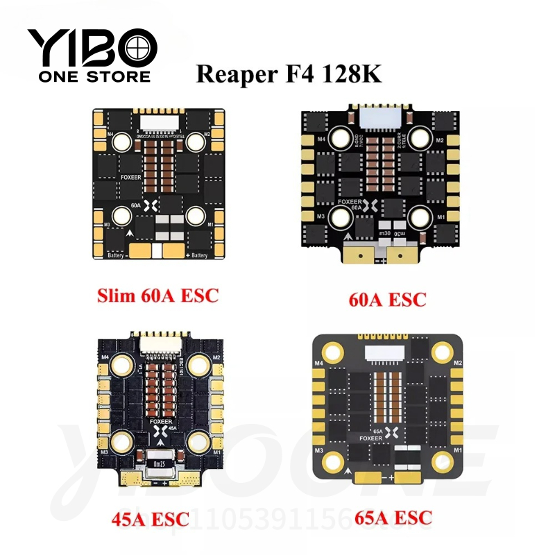 Reaper F4 Mini 128K 45A /60A/6 - Foxeer Reaper F4 128K 65A Esc recension och pris
